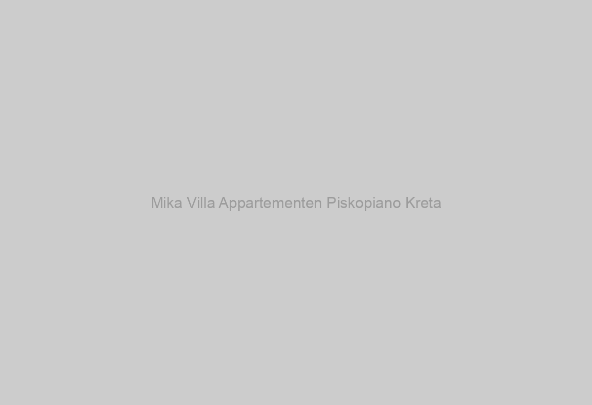 Mika Villa Appartementen Piskopiano Kreta